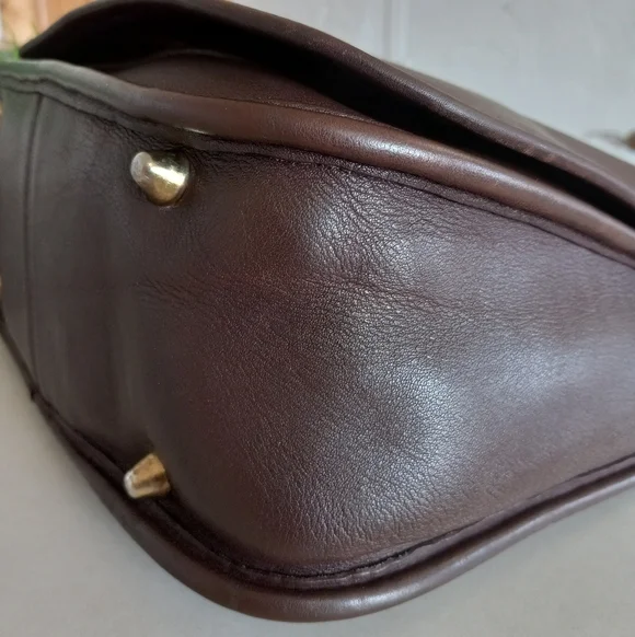 Coach Stewardess Bag #9525, 1996, Mahogany Brown - Picture 11 of 16